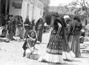 Mercado en Tehuantepec, México, 1929
